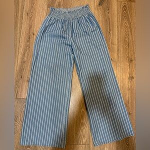 Blue Spice Navy Striped Kids Pants
